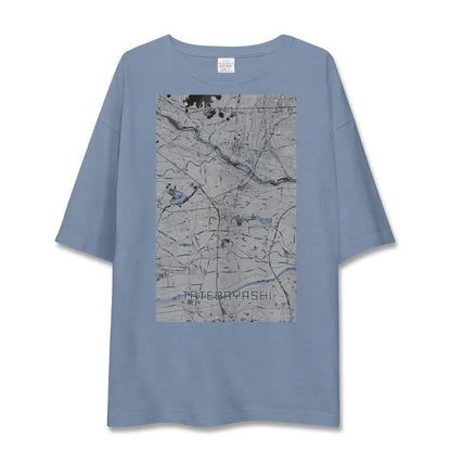 【館林（群馬県）】地図柄ビッグシルエットTシャツ