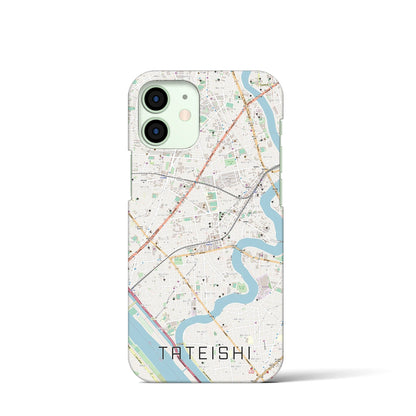 【立石（東京都）】地図柄iPhoneケース（バックカバータイプ）