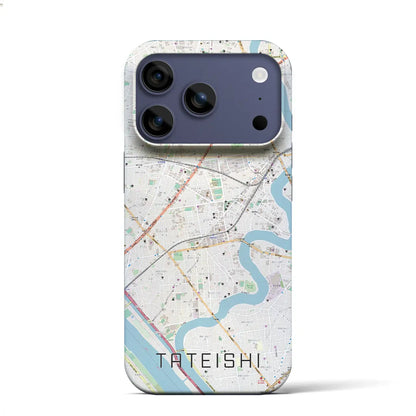 【立石（東京都）】地図柄iPhoneケース（バックカバータイプ）
