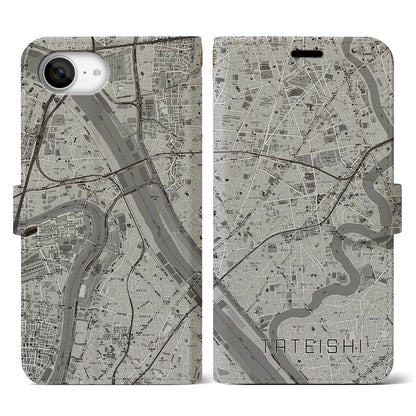 【立石（東京都）】地図柄iPhoneケース（手帳タイプ）