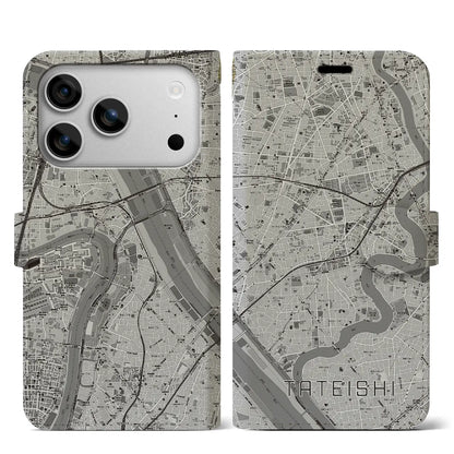 【立石（東京都）】地図柄iPhoneケース（手帳タイプ）