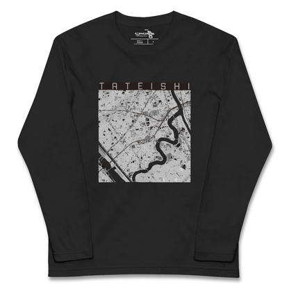 【立石（東京都）】地図柄ロングスリーブTシャツ