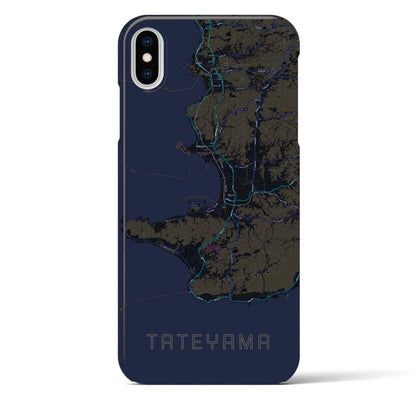 【館山2（千葉県）】地図柄iPhoneケース（バックカバータイプ）