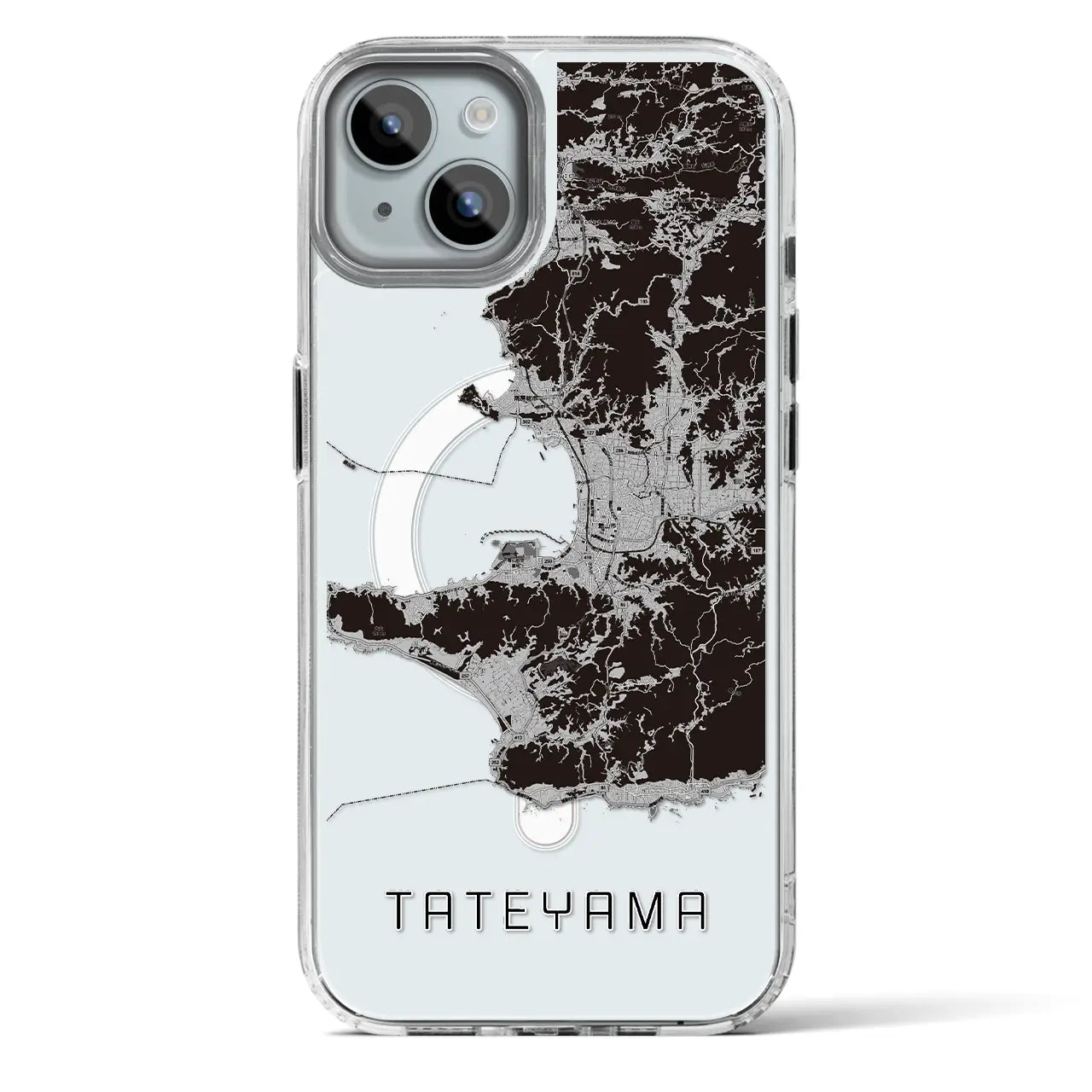 【館山2（千葉県）】地図柄iPhoneケース（MagSafeタイプ）