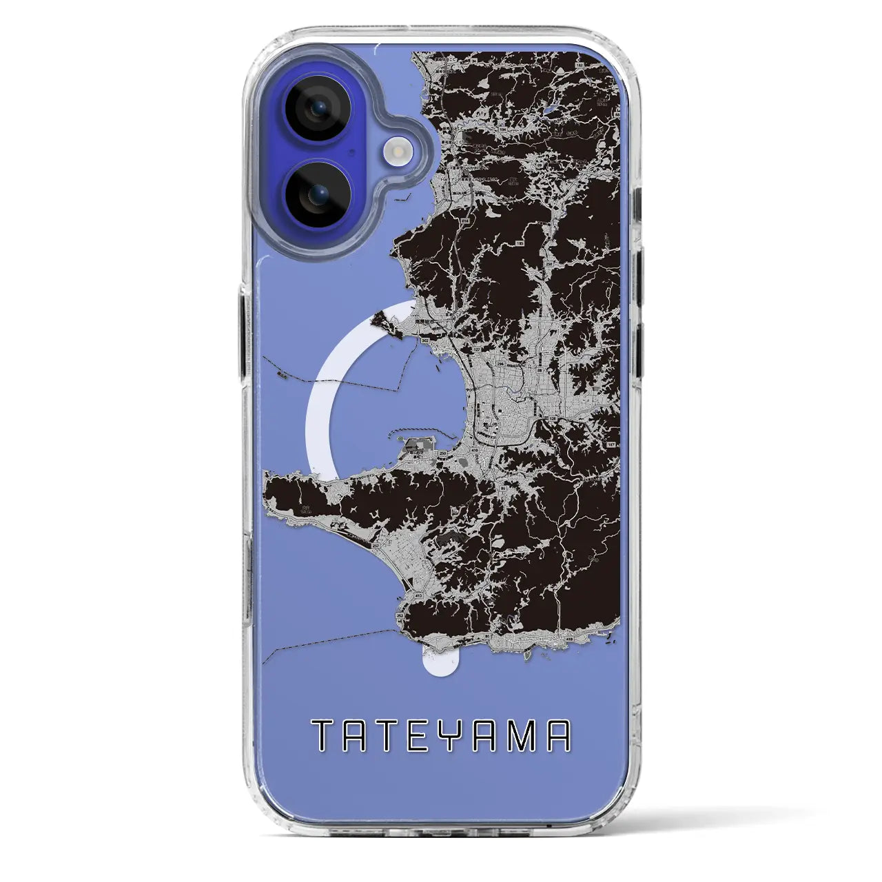 【館山2（千葉県）】地図柄iPhoneケース（MagSafeタイプ）