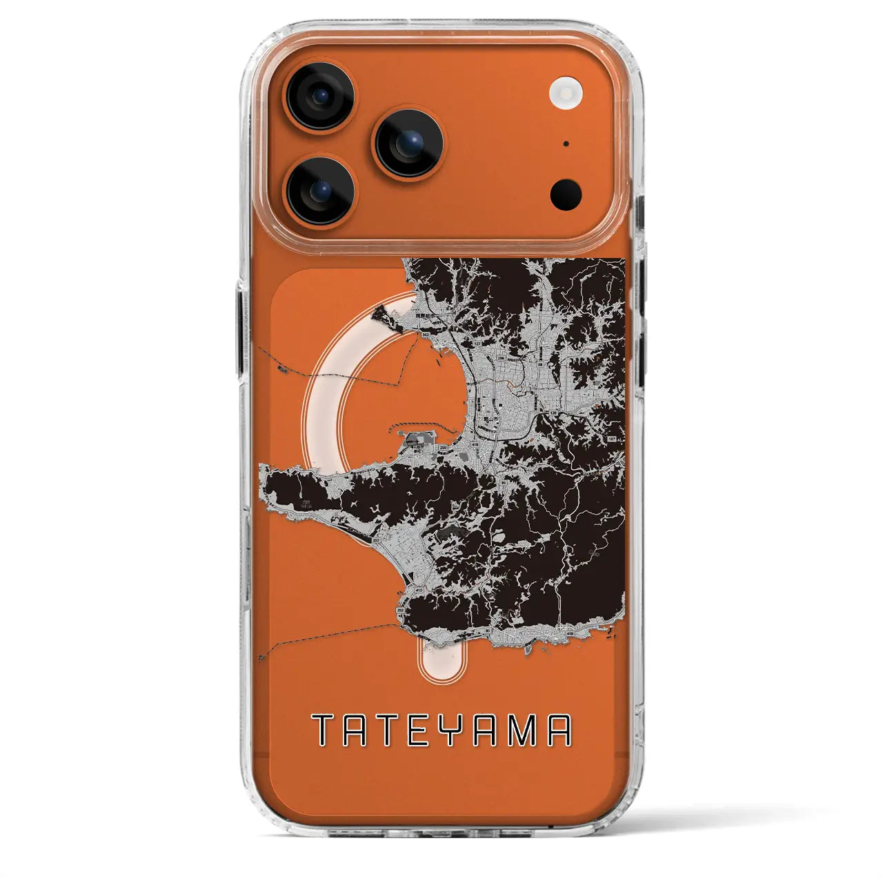 【館山2（千葉県）】地図柄iPhoneケース（MagSafeタイプ）