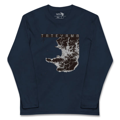 【館山2（千葉県）】地図柄ロングスリーブTシャツ