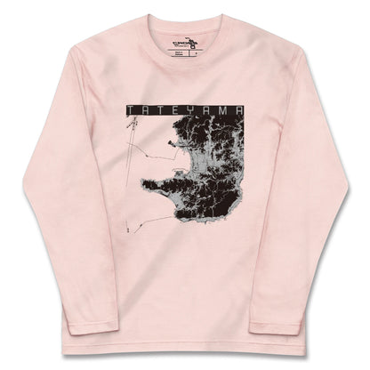【館山2（千葉県）】地図柄ロングスリーブTシャツ