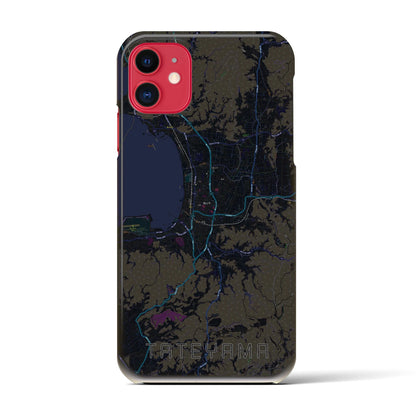 【館山（千葉県）】地図柄iPhoneケース（バックカバータイプ）