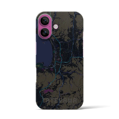 【館山（千葉県）】地図柄iPhoneケース（バックカバータイプ）