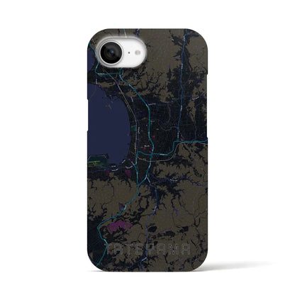 【館山（千葉県）】地図柄iPhoneケース（バックカバータイプ）