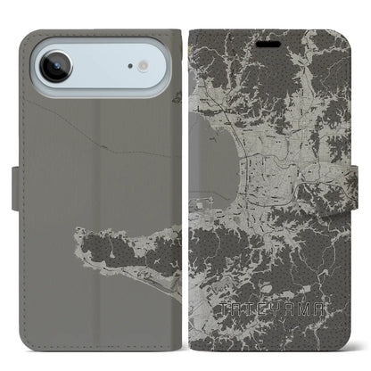 【館山（千葉県）】地図柄iPhoneケース（手帳タイプ）