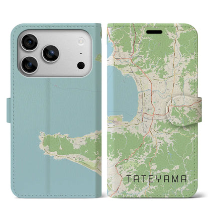 【館山（千葉県）】地図柄iPhoneケース（手帳タイプ）