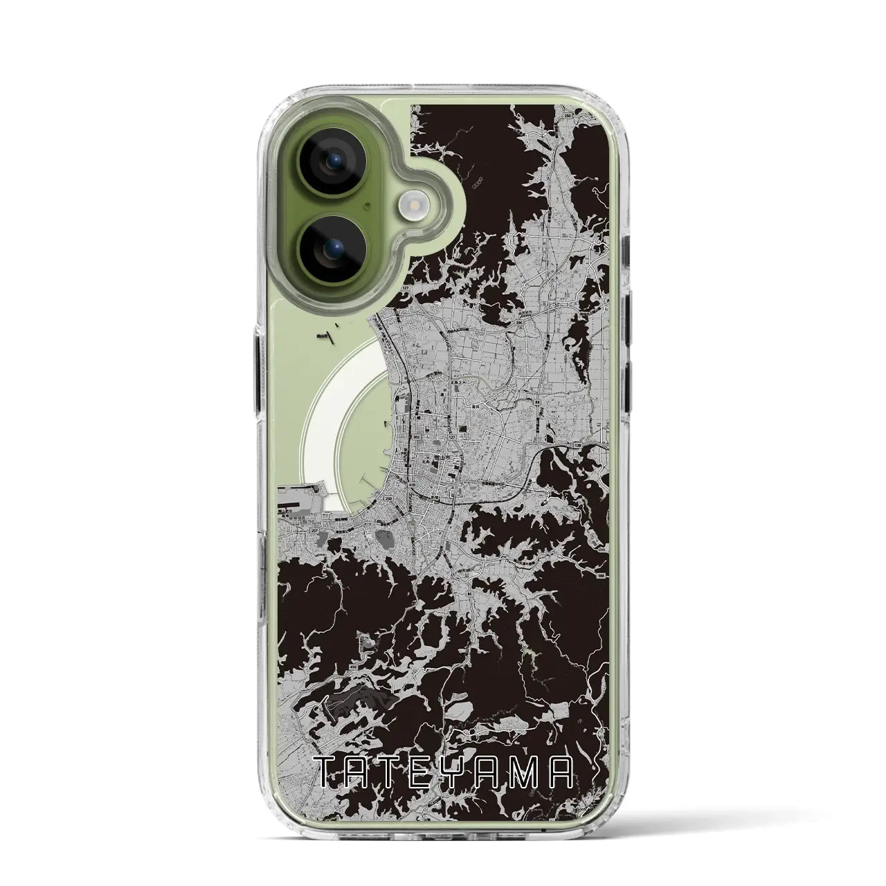 【館山（千葉県）】地図柄iPhoneケース（MagSafeタイプ）