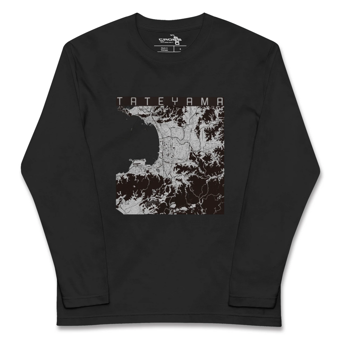 【館山(千葉県)】地図柄ロングスリーブTシャツ