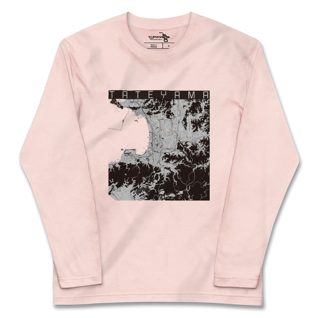 【館山（千葉県）】地図柄ロングスリーブTシャツ