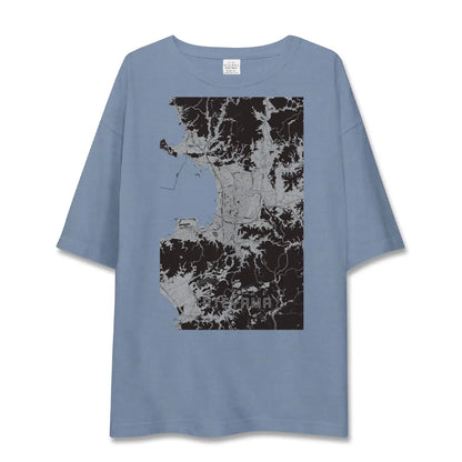 【館山（千葉県）】地図柄ビッグシルエットTシャツ