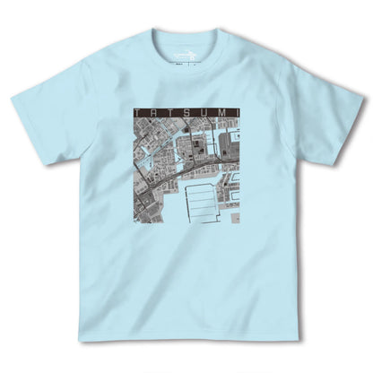 【辰巳（東京都）】地図柄ヘビーウェイトTシャツ
