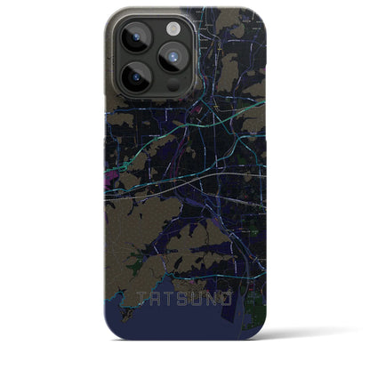 【たつの（兵庫県）】地図柄iPhoneケース（バックカバータイプ）