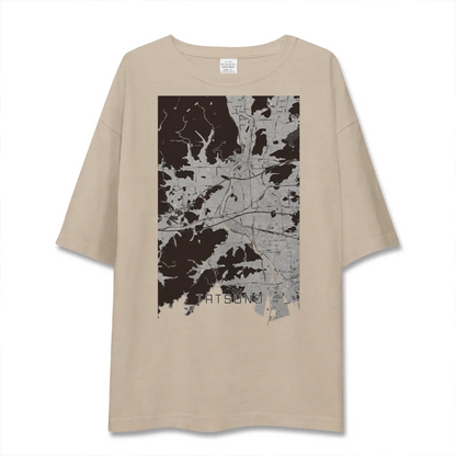 【たつの（兵庫県）】地図柄ビッグシルエットTシャツ