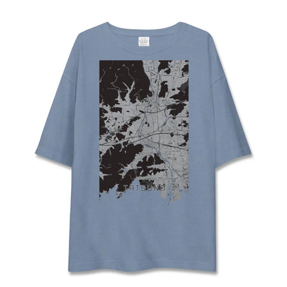 【たつの（兵庫県）】地図柄ビッグシルエットTシャツ