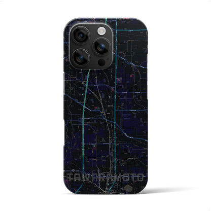 【田原本（奈良県）】地図柄iPhoneケース（バックカバータイプ）