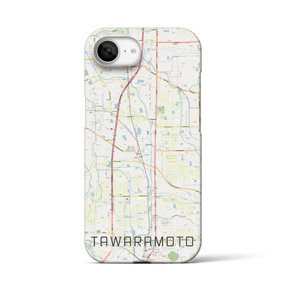 【田原本（奈良県）】地図柄iPhoneケース（バックカバータイプ）