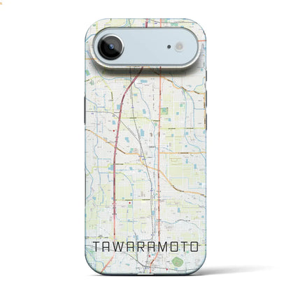 【田原本（奈良県）】地図柄iPhoneケース（バックカバータイプ）