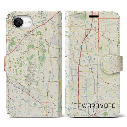 【田原本（奈良県）】地図柄iPhoneケース（手帳タイプ）