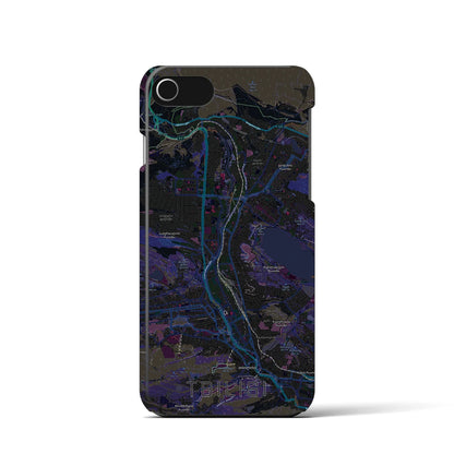 【トビリシ（ジョージア）】地図柄iPhoneケース（バックカバータイプ）