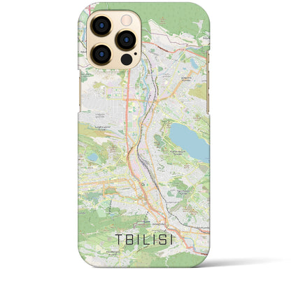 【トビリシ（ジョージア）】地図柄iPhoneケース（バックカバータイプ）