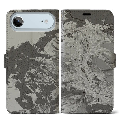 【トビリシ（ジョージア）】地図柄iPhoneケース（手帳タイプ）