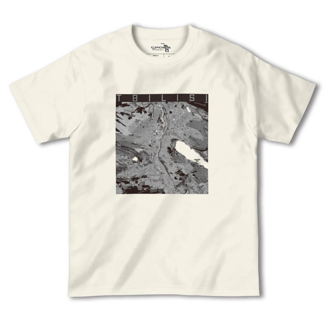 【トビリシ(ジョージア)】地図柄ヘビーウェイトTシャツ
