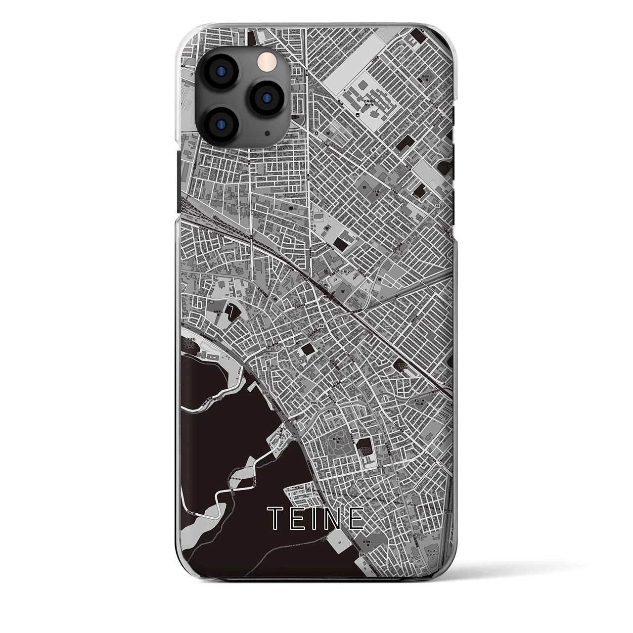 【手稲（北海道）】地図柄iPhoneケース（クリアタイプ）
