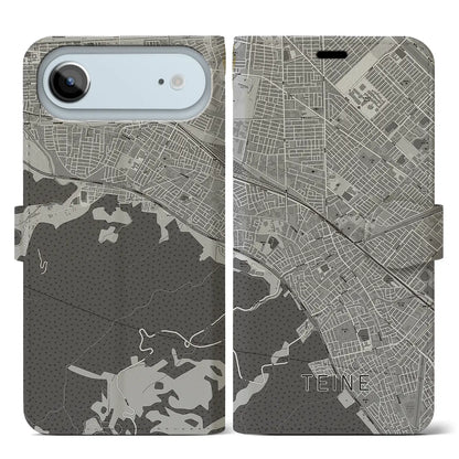 【手稲（北海道）】地図柄iPhoneケース（手帳タイプ）