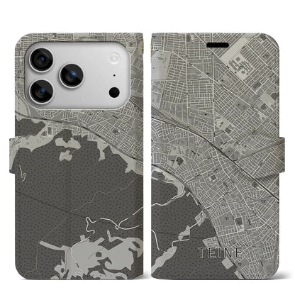 【手稲（北海道）】地図柄iPhoneケース（手帳タイプ）