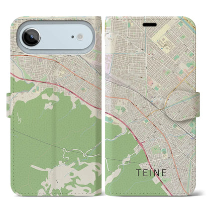 【手稲（北海道）】地図柄iPhoneケース（手帳タイプ）