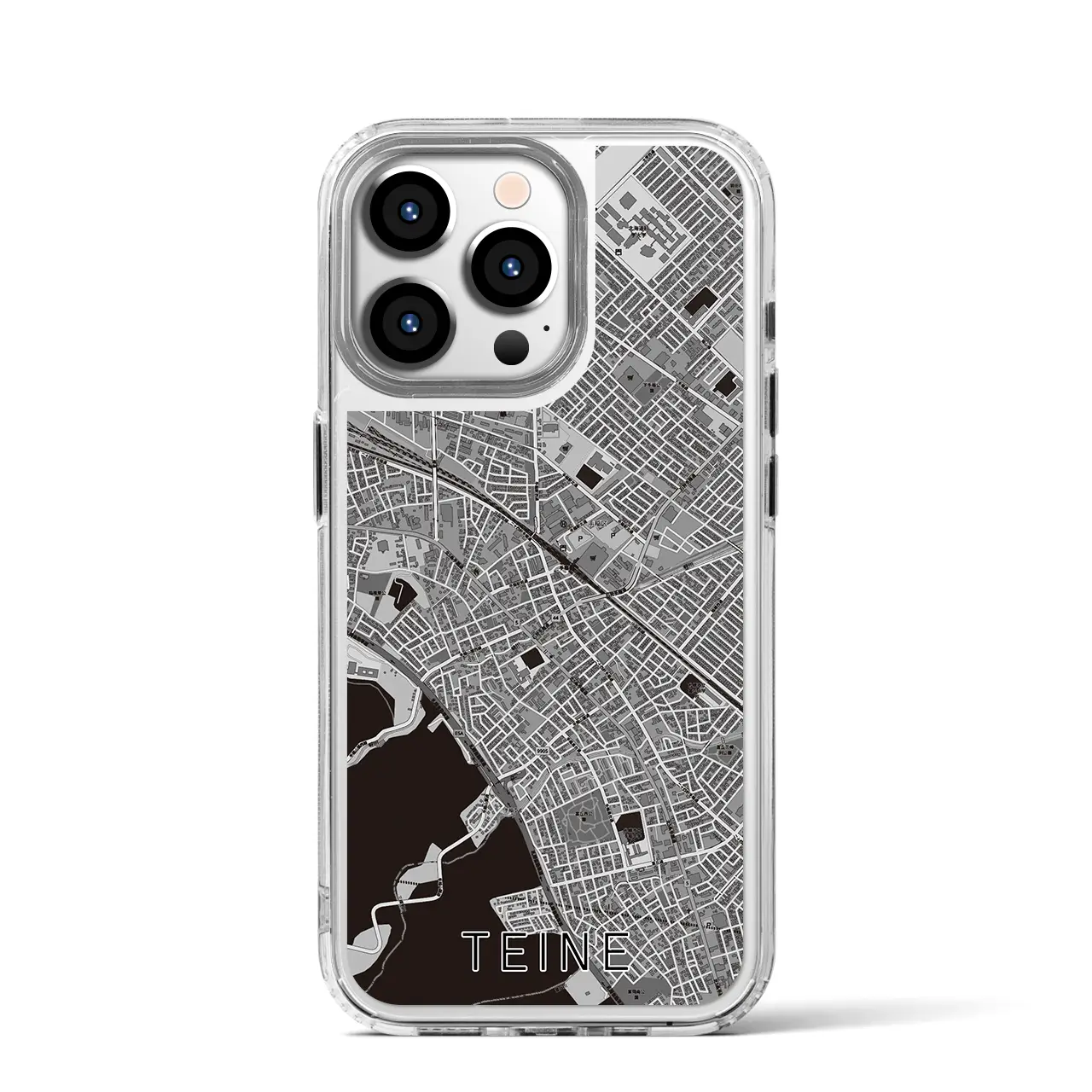 【手稲（北海道）】地図柄iPhoneケース（MagSafeタイプ）