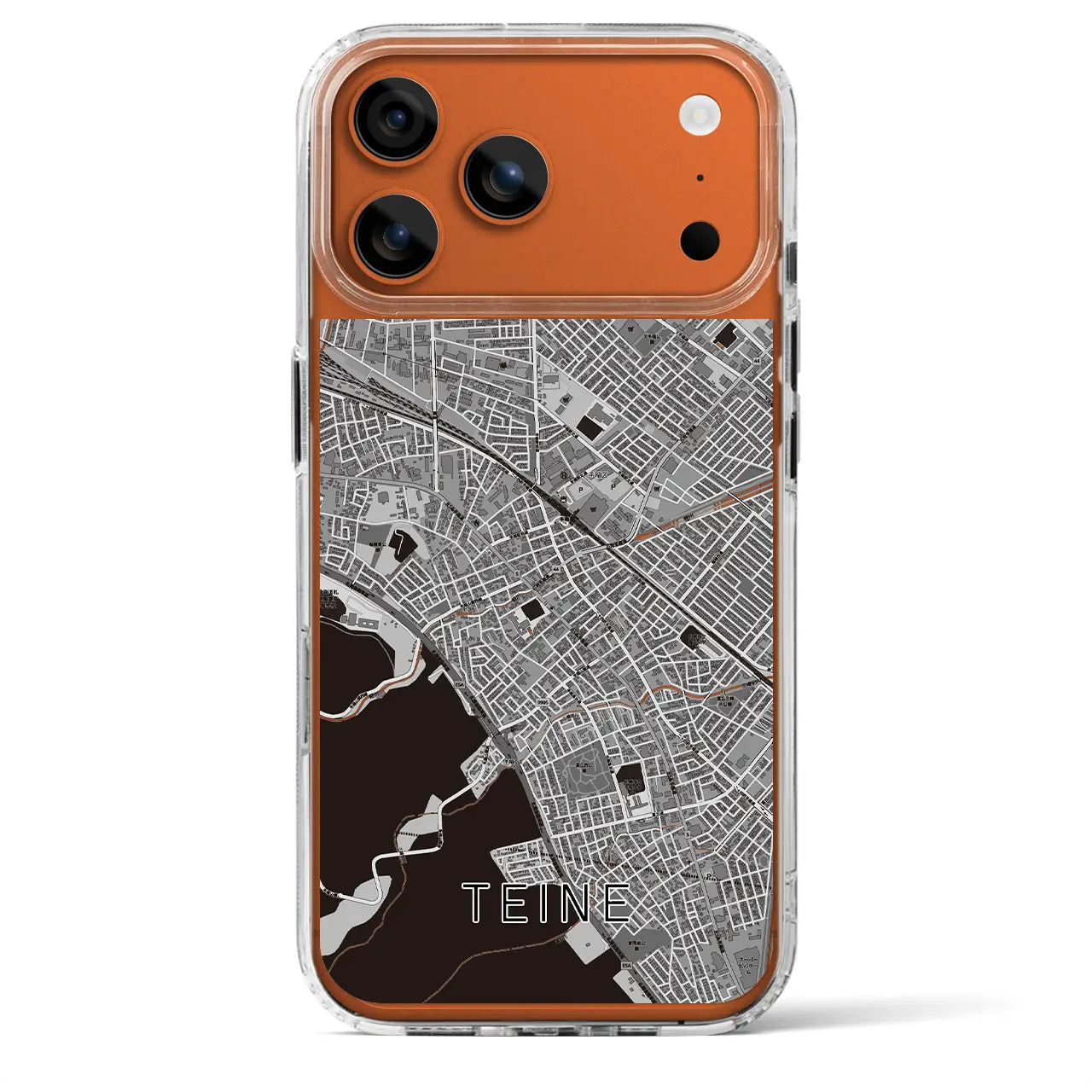 【手稲（北海道）】地図柄iPhoneケース（MagSafeタイプ）