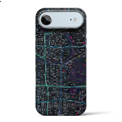 【天満橋（大阪府）】地図柄iPhoneケース（バックカバータイプ）