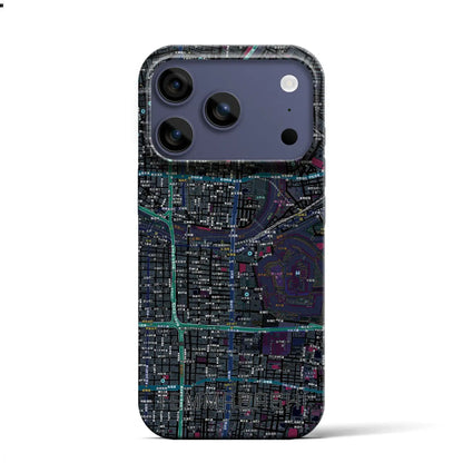 【天満橋（大阪府）】地図柄iPhoneケース（バックカバータイプ）