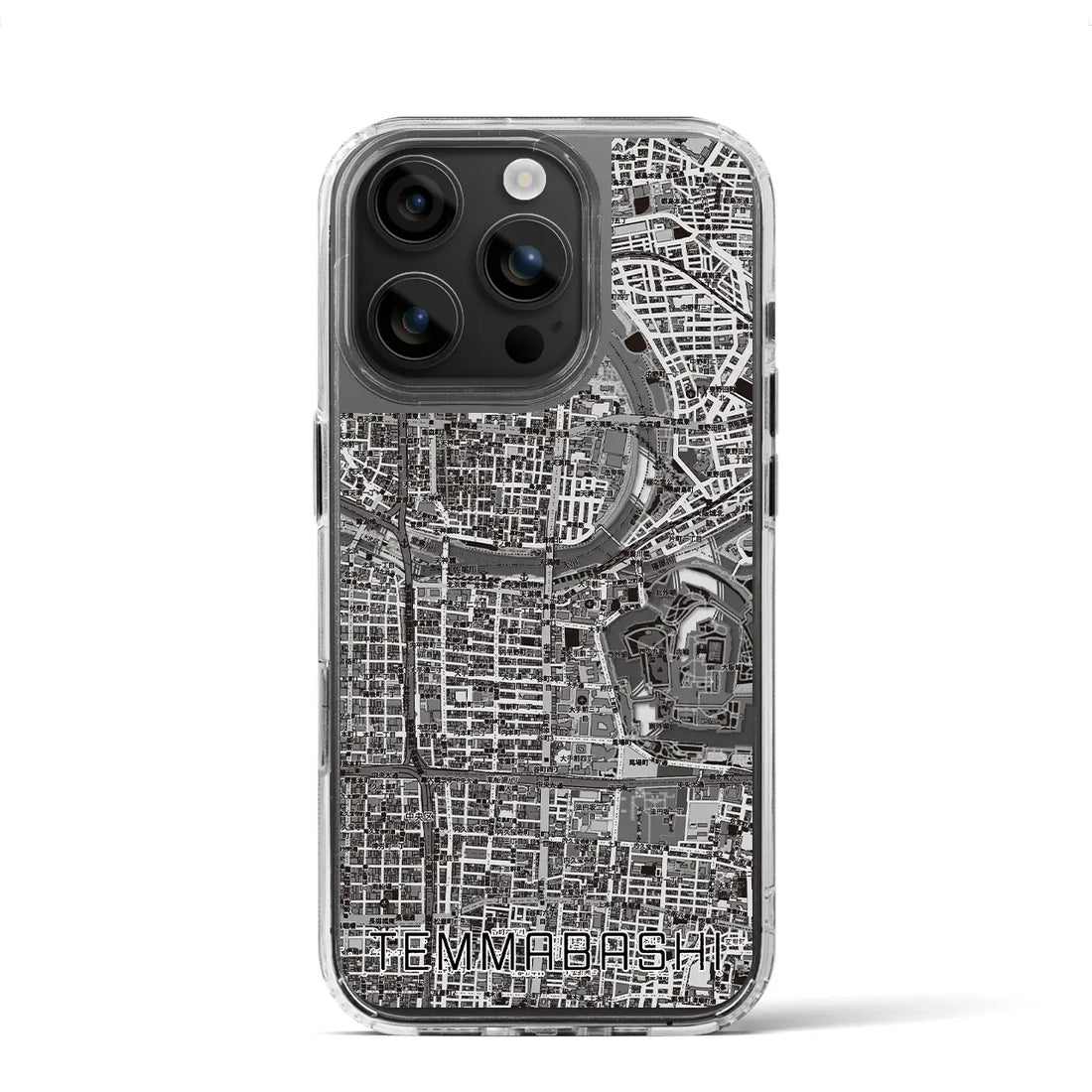 【天満橋（大阪府）】地図柄iPhoneケース（MagSafeタイプ）