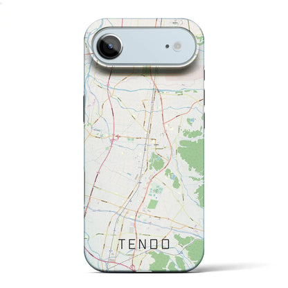 【天童（山形県）】地図柄iPhoneケース（バックカバータイプ）