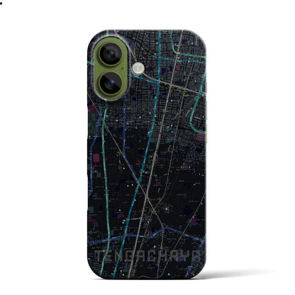 【天下茶屋（大阪府）】地図柄iPhoneケース（バックカバータイプ）