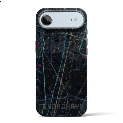 【天下茶屋（大阪府）】地図柄iPhoneケース（バックカバータイプ）