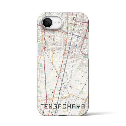 【天下茶屋（大阪府）】地図柄iPhoneケース（バックカバータイプ）