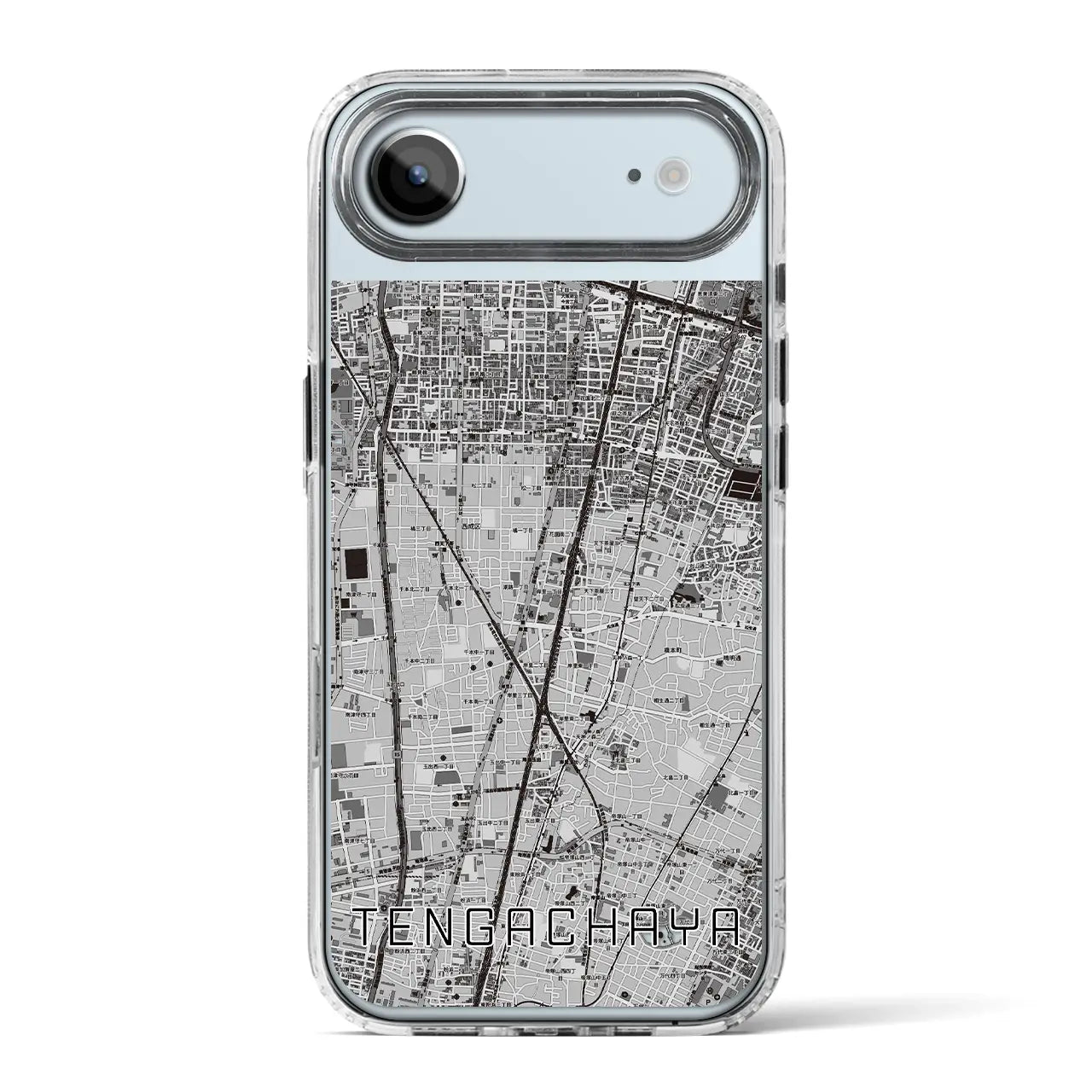 【天下茶屋（大阪府）】地図柄iPhoneケース（MagSafeタイプ）