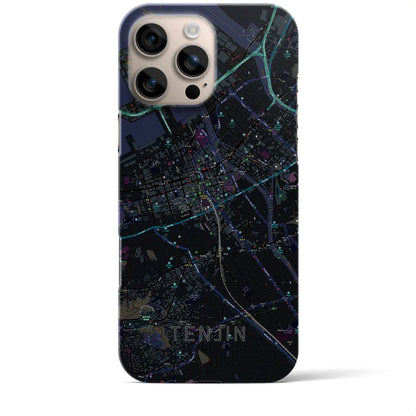 【天神（福岡県）】地図柄iPhoneケース（バックカバータイプ）