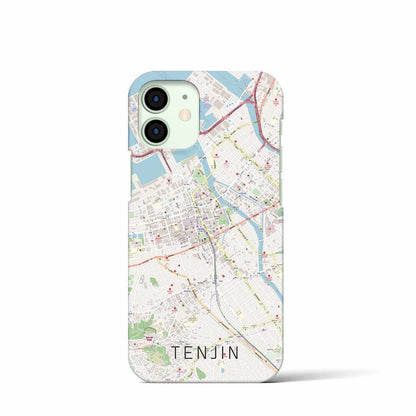 【天神（福岡県）】地図柄iPhoneケース（バックカバータイプ）