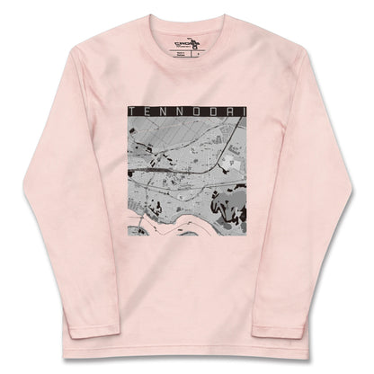 【天王台（千葉県）】地図柄ロングスリーブTシャツ